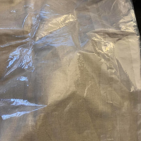 Pottery Barn Kelcie Pillow Cover Neutral 22 sq Embroidered Stonewash Birds Linen - Picture 14 of 15